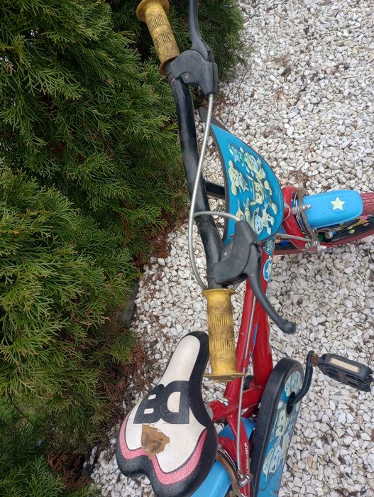 Rower rowerek dla chłopca z podpurakmi koła 14'cali  Psi patrol