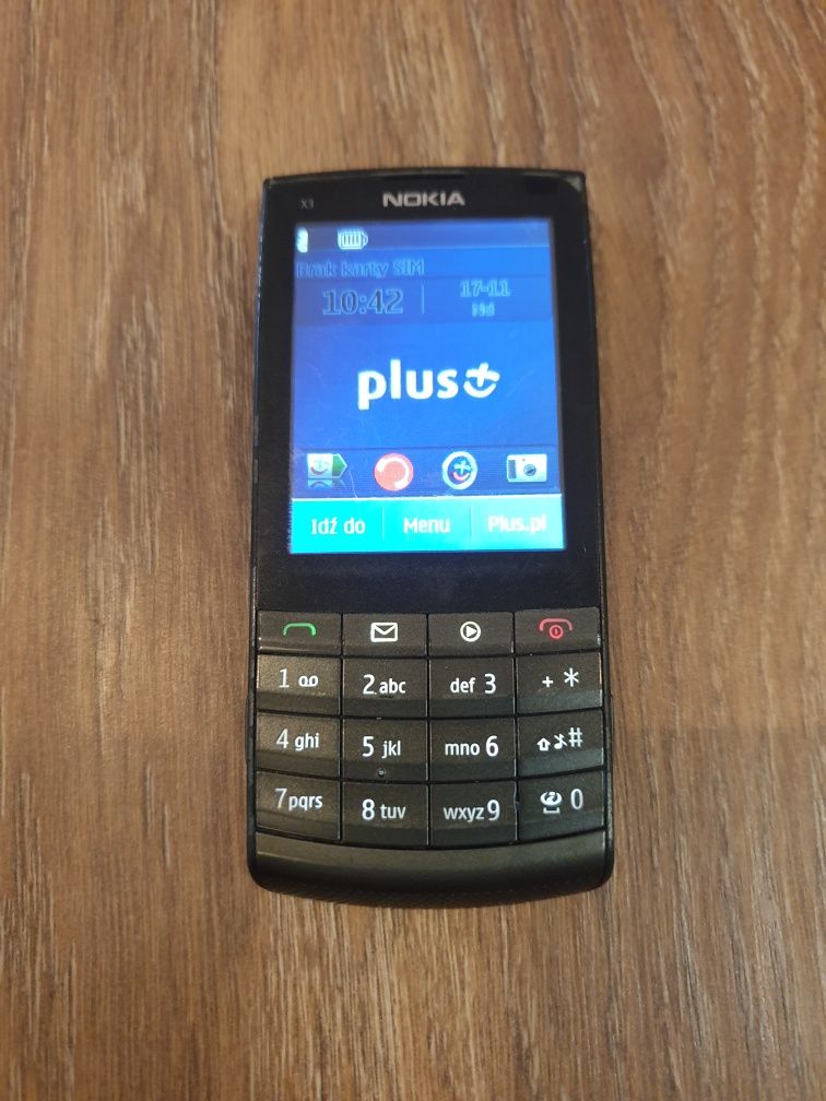 Nokia X3-02 Touch and Type pudełko instrukcja gwarancja Plus GSM