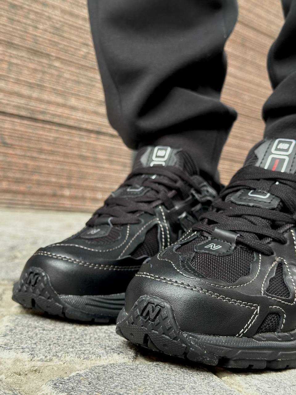 Кроссовки New Balance 1906D protection pack black leather кожа