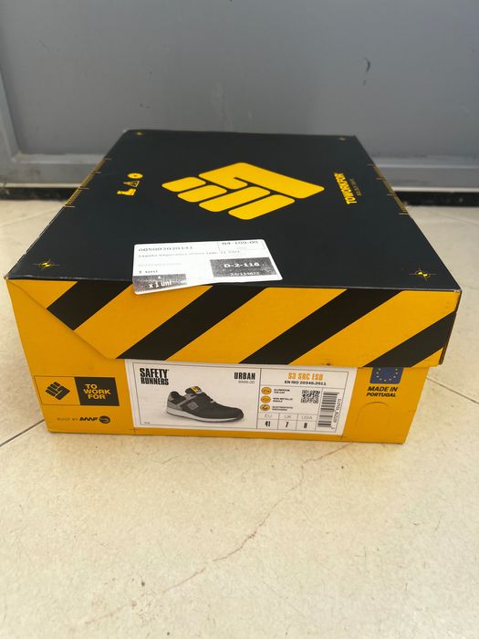Sapato de segurança preto S3 T40 Toworkfor Urban