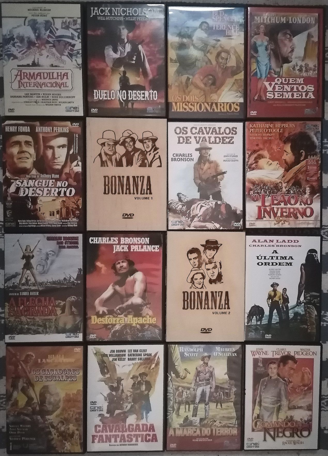 Lote 244 dvd's originais (LOTE 42)