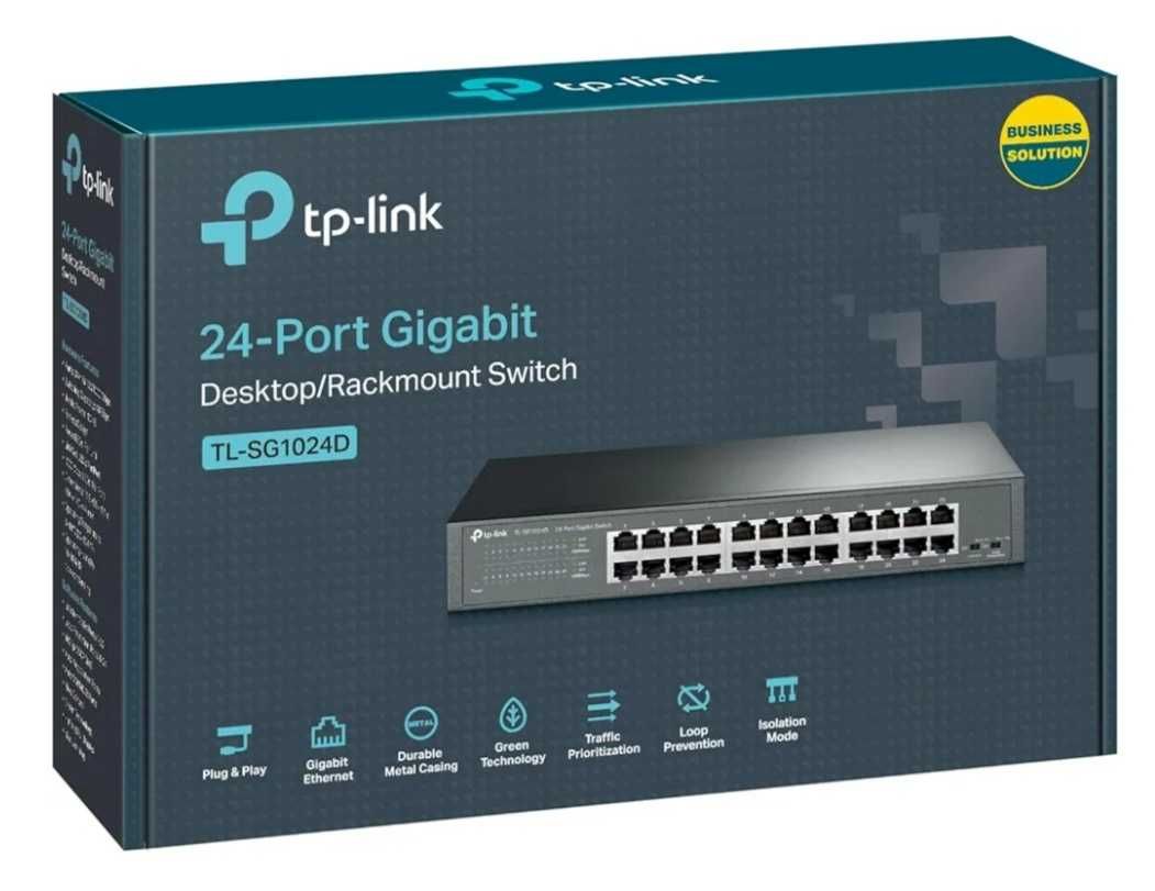 TP-Link 24 portas Gigabit Ethernet Switch (TL-SG1024D)