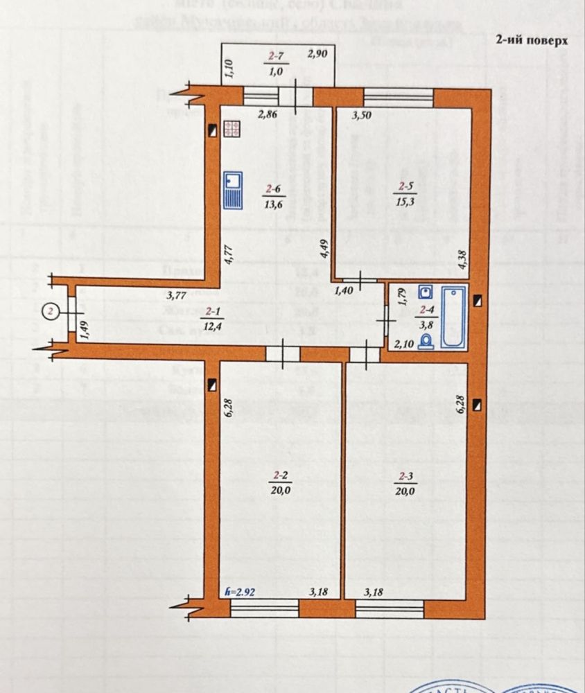 БЕЗ КОМІСІЇ! Продаж 3 к квартири 86,1 м2/ЖК Central House/м. Свалява