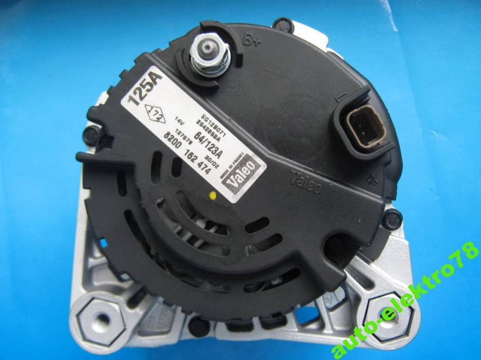 Alternator Renault Trafic Vivaro 1.9 2.5 dci Volvo S40 V40 1.9 Di 125A