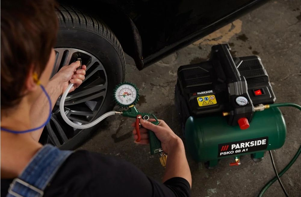 Оригін безмаслян компресор GERMAN PARKSIDE PSKO 68/компрессор/пневмоти