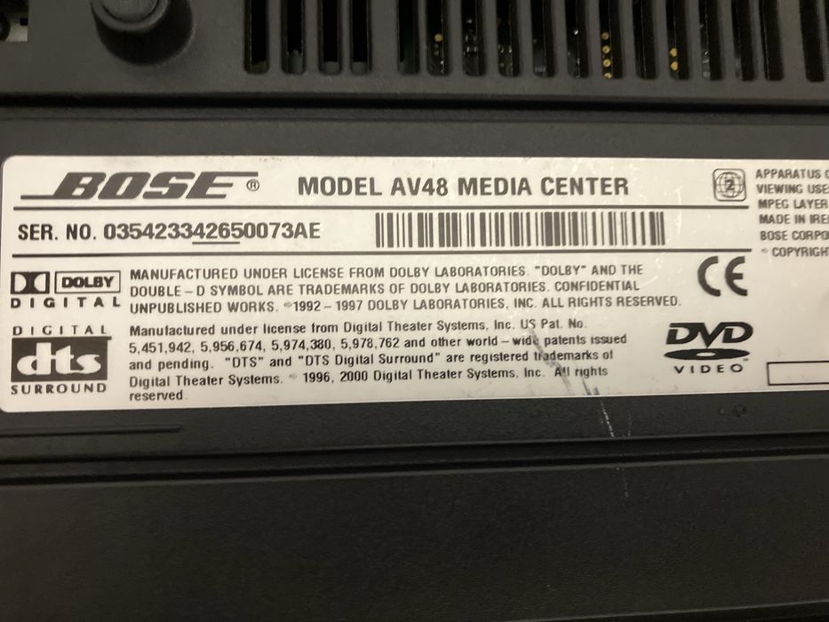 OKAZJA!!! Bose AV48 Media Center