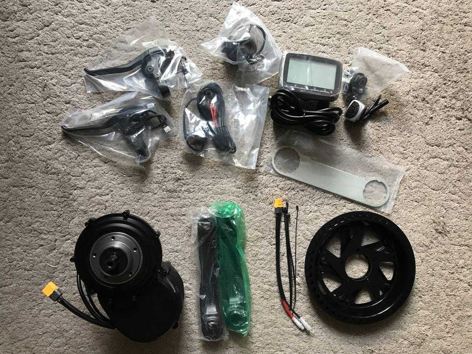 Tongsheng TSDZ8 Zestaw do konwersjiMID 750W+HAILONG-MAX 48V 20Ah Ebike