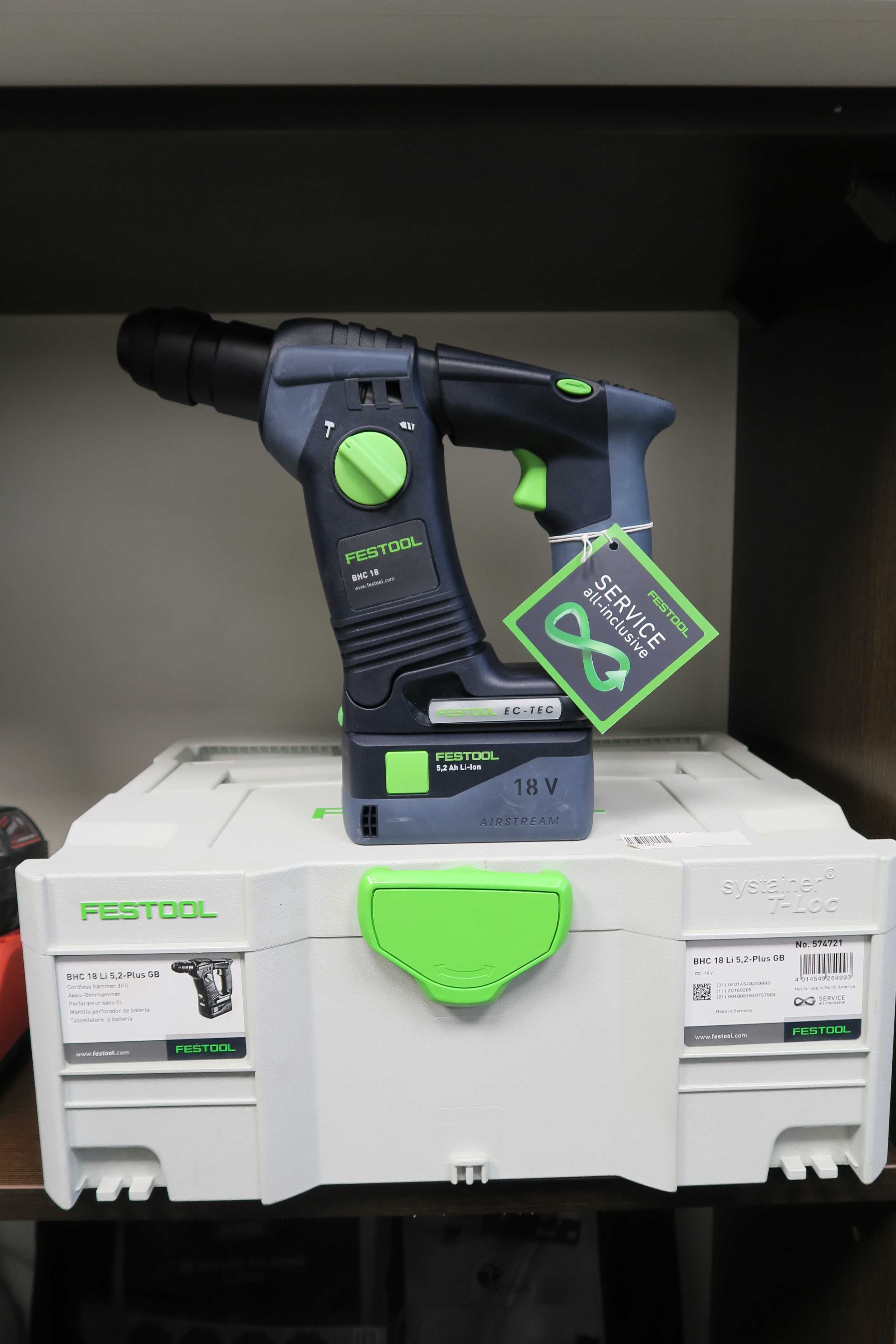 NOWA młotowiertarka FESTOOL BHC 18Li, 5.2Ah, walizka