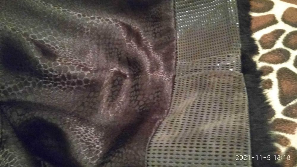 Куртка, плащ, пончо, лазерная кожа, размер 46-48