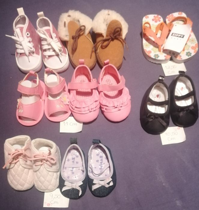 Conjunto de sapatos para bebés