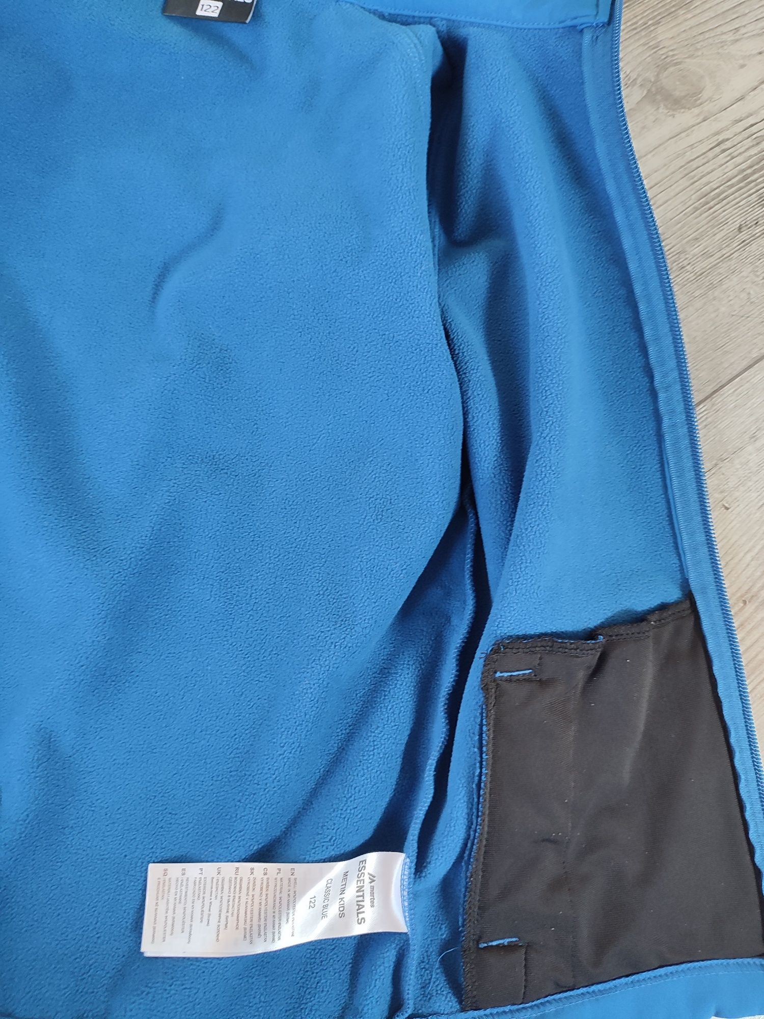 Softshell chłopięcy r.122 Martes wodoodporny