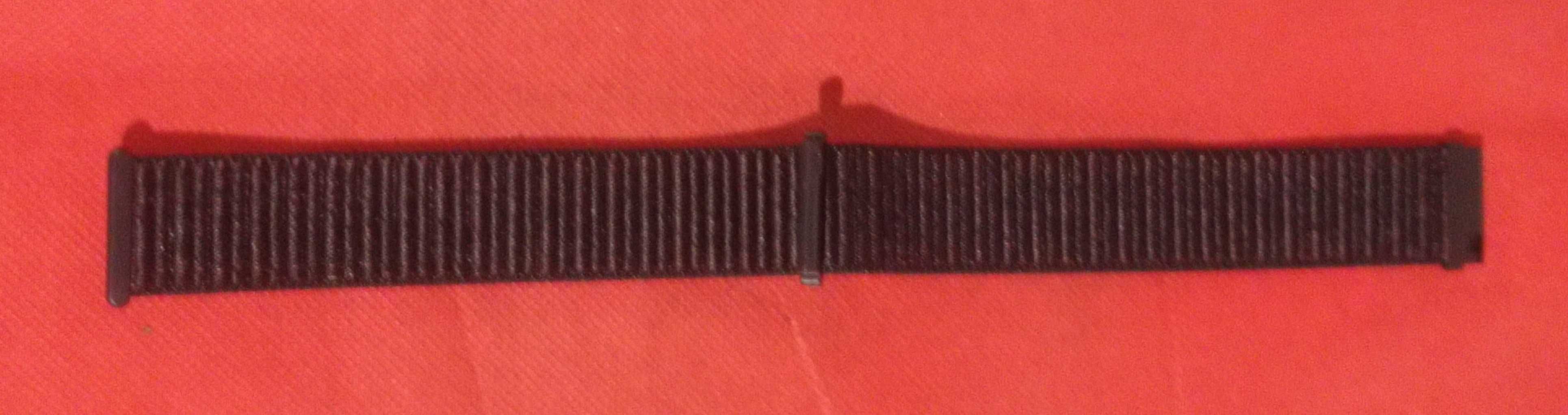 Bracelete para relógio em Nylon nova Black and Red 22 mm