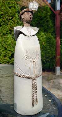 Figurka ceramiczna,, mnich" Margarety Bourelius
