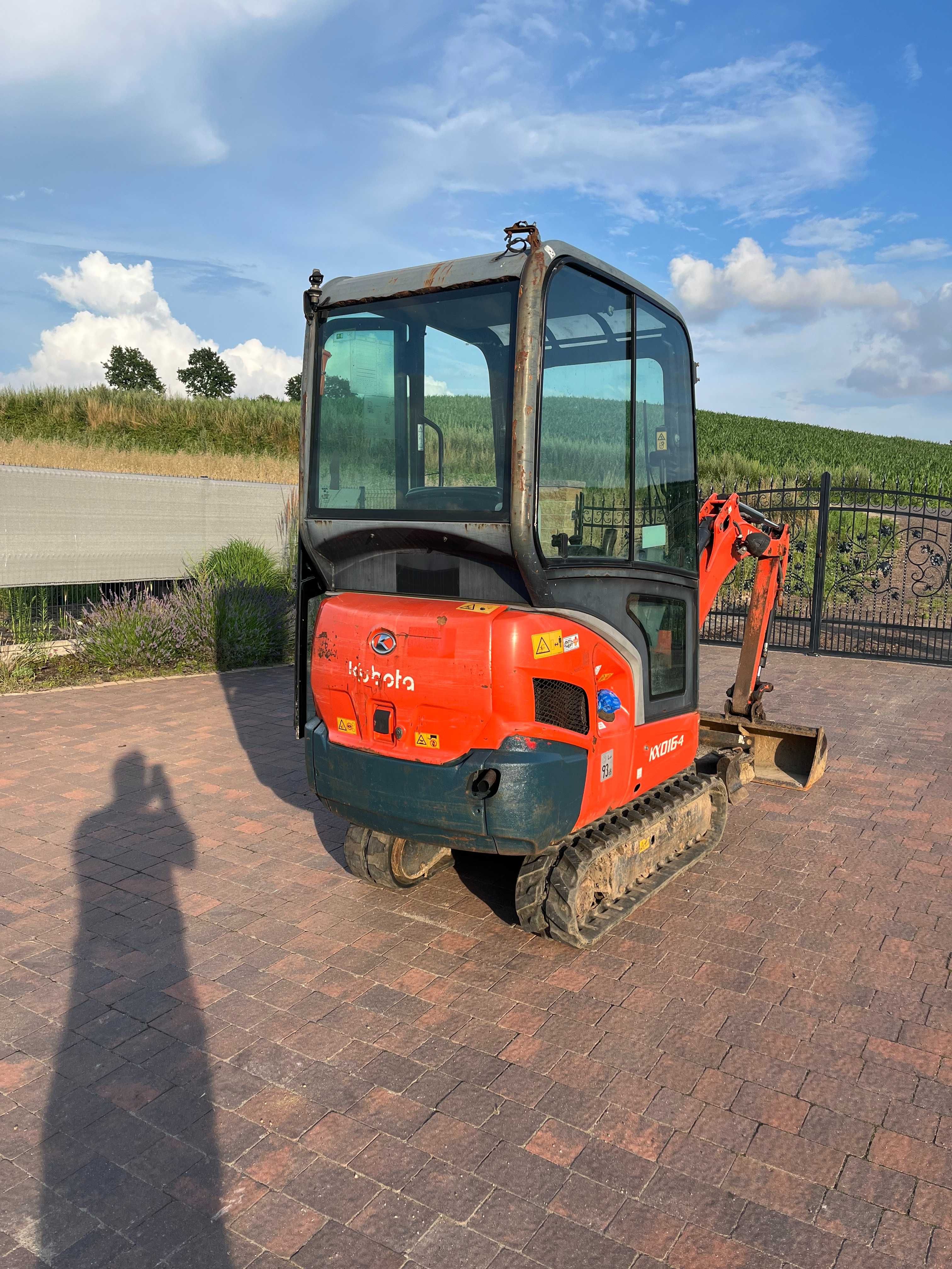 Minikoparka Kubota KX 16 4  Sprowadzona . 1730 mtg . Faktura Vat