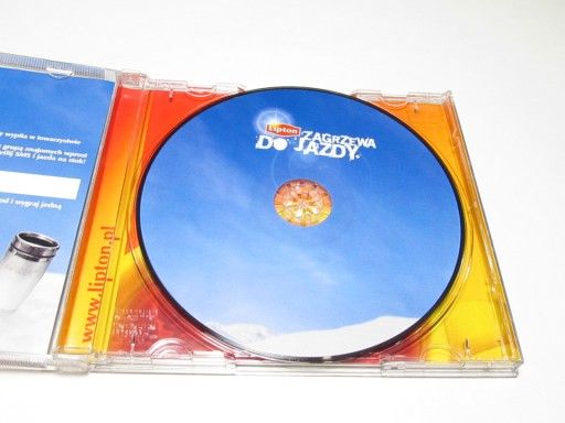 Lipton rozgrzewa do jazdy płyta CD muzyka taneczna żywiołowa dance