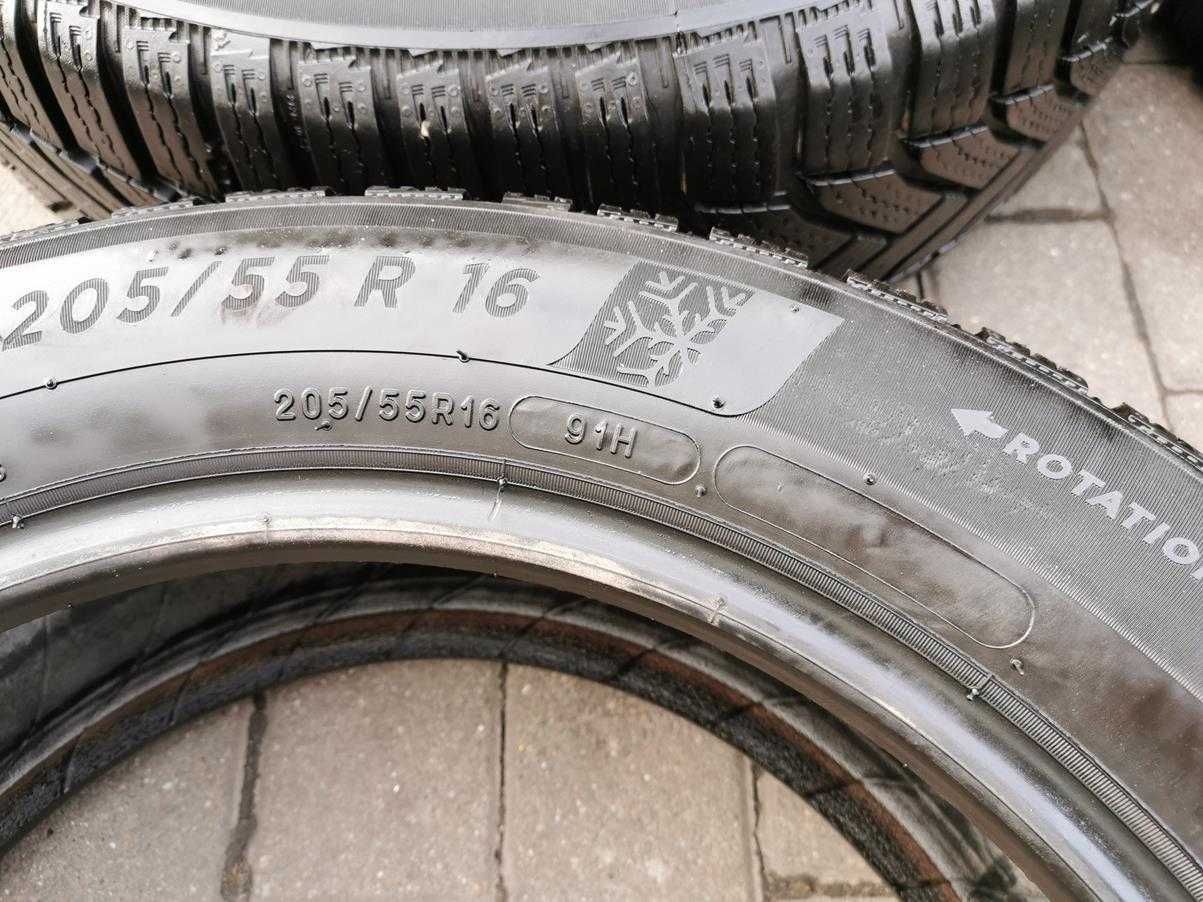 205/55 91H R16 MICHELIN ALPIN6 7.5mm 2021r Zimowe Opony 4szt
