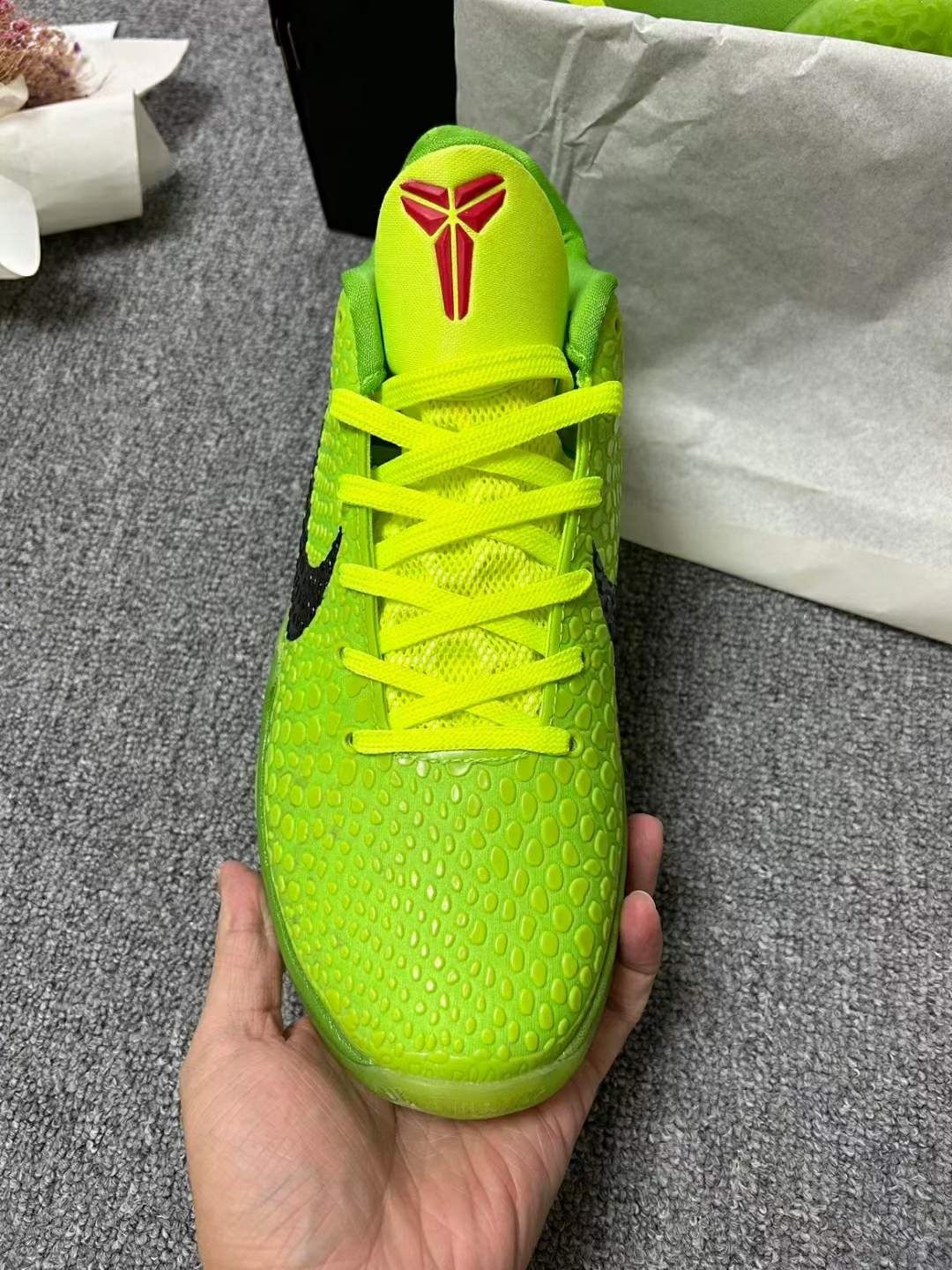 39-48 кросівки чоловічі Nike Kobe 6 Protro Grinch  Гринч баскетбольні
