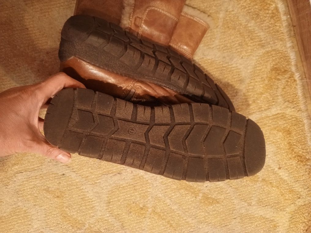 Сапоги зимние женские натуральная кожа.