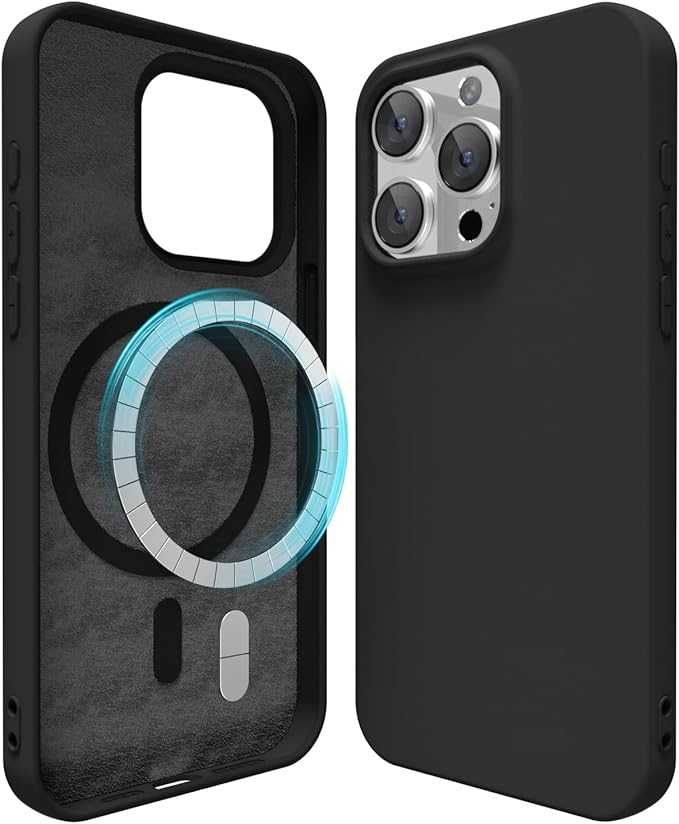 Plecki etui Magsafe z silikonu oakxco do iPhone 15 Pro