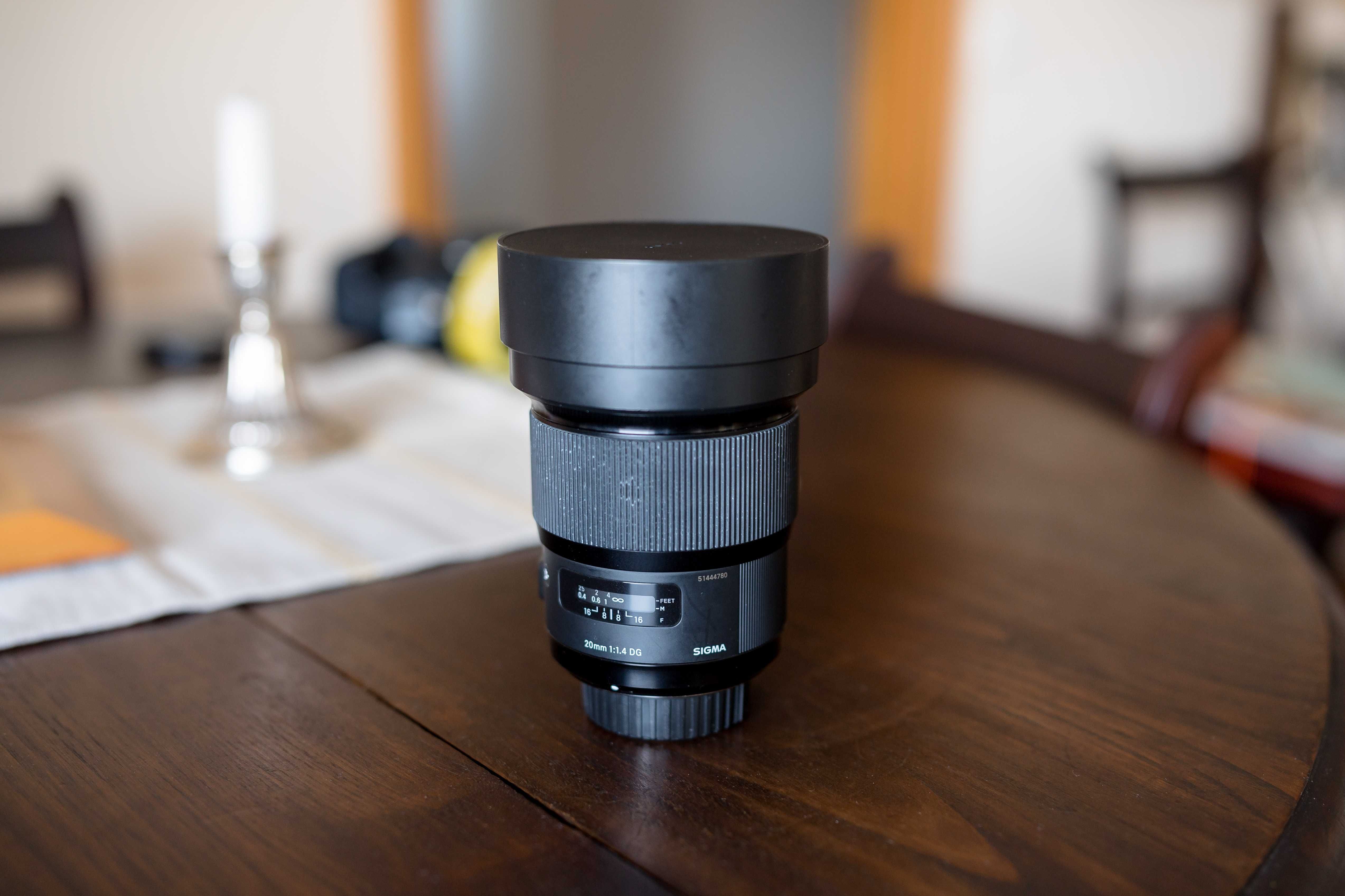 Vendo Sigma 20mm 1.4 art (Nikon) com dock