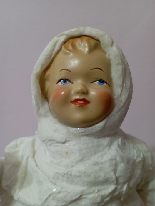 Снегурочка опилки ф-ка Победа Киев 1962г ёлочная игрушка СССР