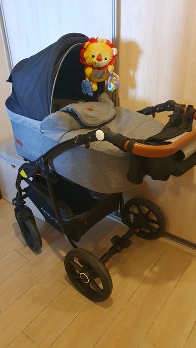 Wózek głęboki  Gondola RIKO, śpiworek Kaiser