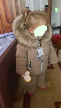 Продається дитячий  дуже тепливий зимовий  комплект  куртка+комбіне