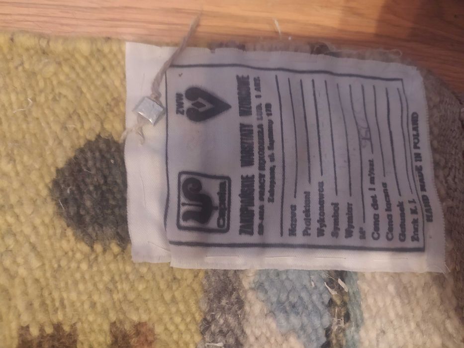 Kilim wełniany cepelia dywan zakopianskie warsztaty wzorcowe