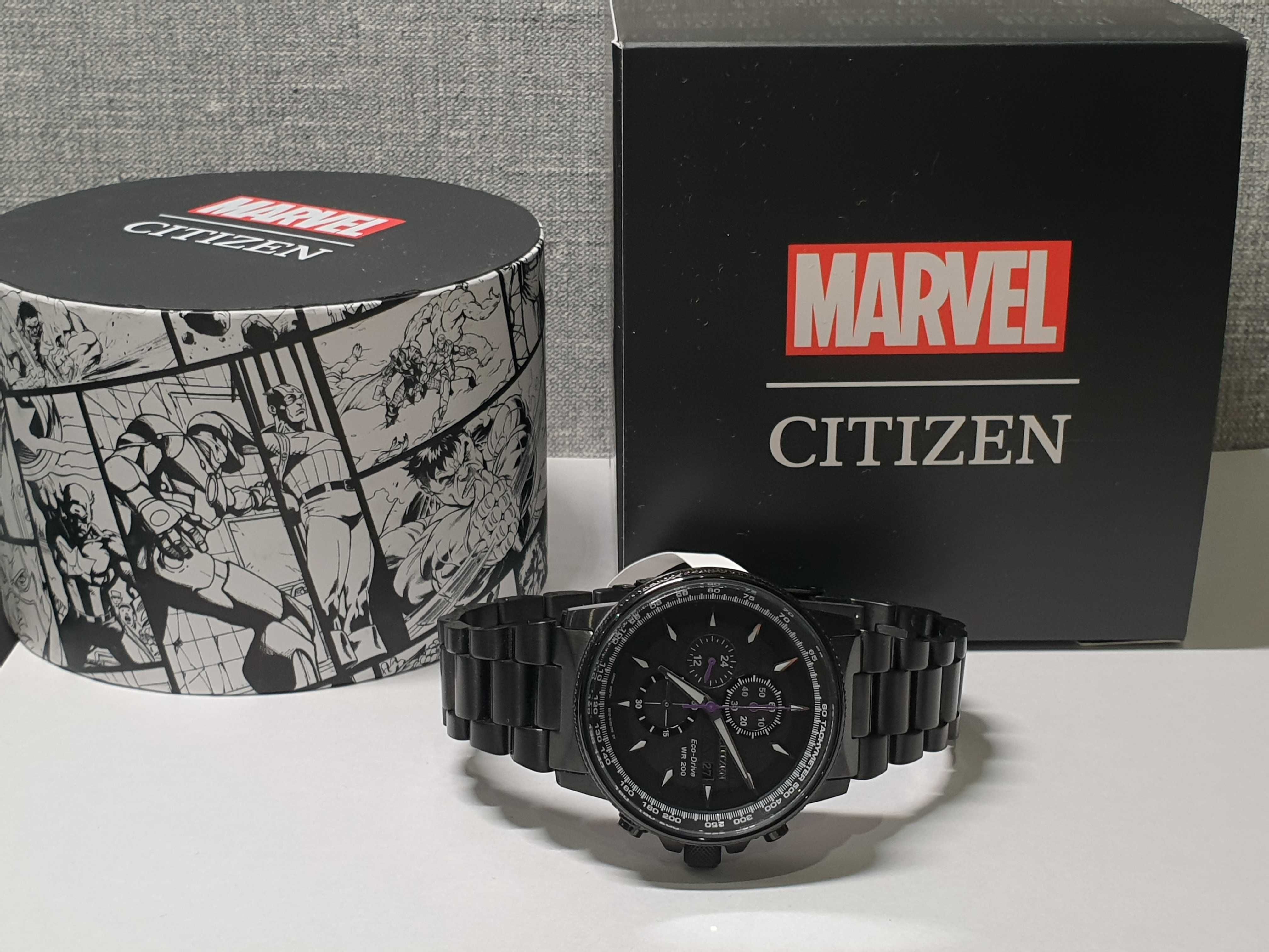 Чоловічий годинник часы Citizen Eco-Drive  200m Chronograph Black