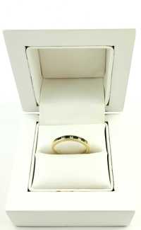 złoty pierścionek z cyrkonią p585 1,73g