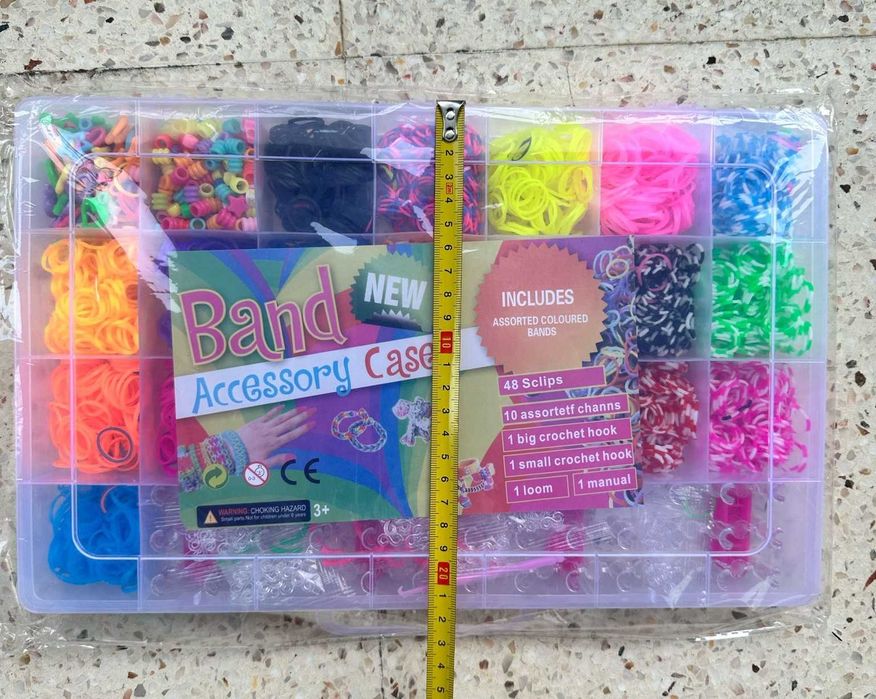 Mala Kit de Fazer Pulseiras - Novo!