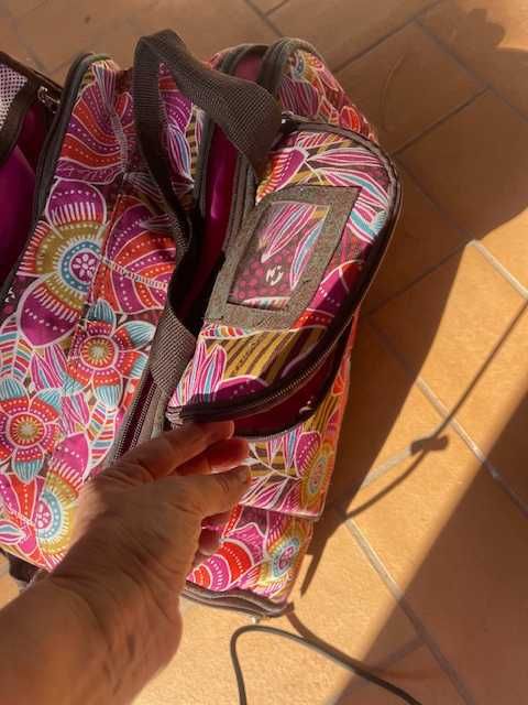 MALA DE VIAGEM | BILLABONG | TROLLEY COM RODAS E USO TIRACOLO