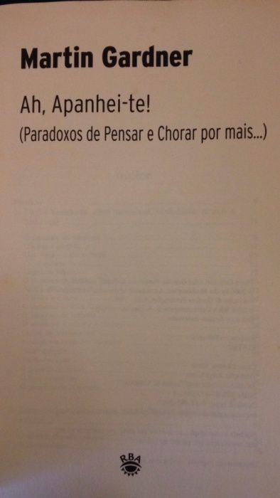 Ah! Apanhei-te! Martin Gardner