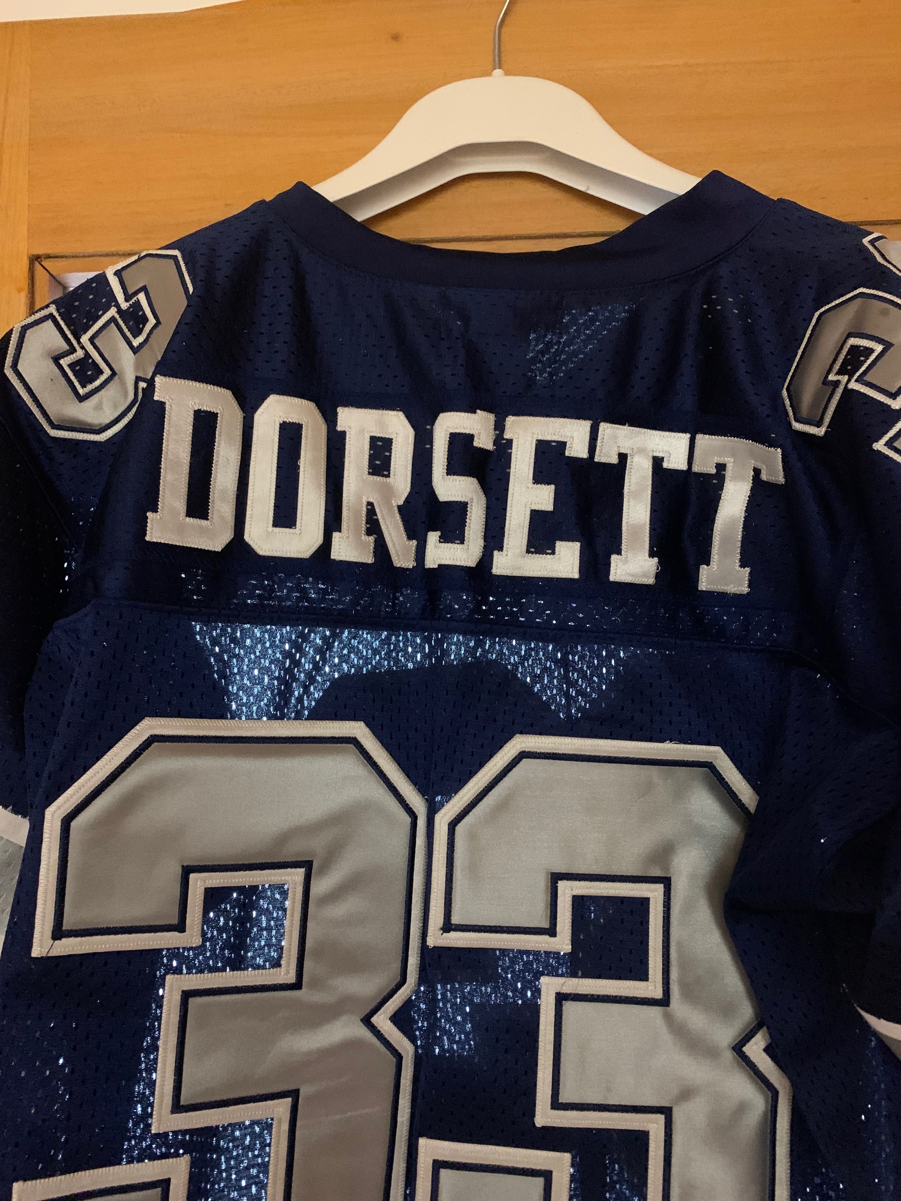33 TONY DORSETT Dallas Cowboys NFL RB Blue Throwback Jersey
