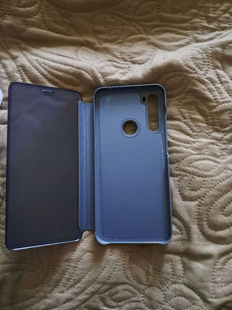 Etui Smart Clear View lustrzane  przezroczyste redmi note 8t