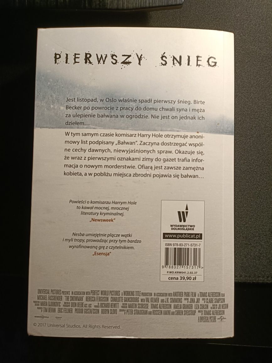 Jo Nesbo Pierwszy śnieg