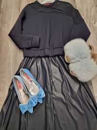 Sukienka + bluza Max&Co 36 38 40 Granat