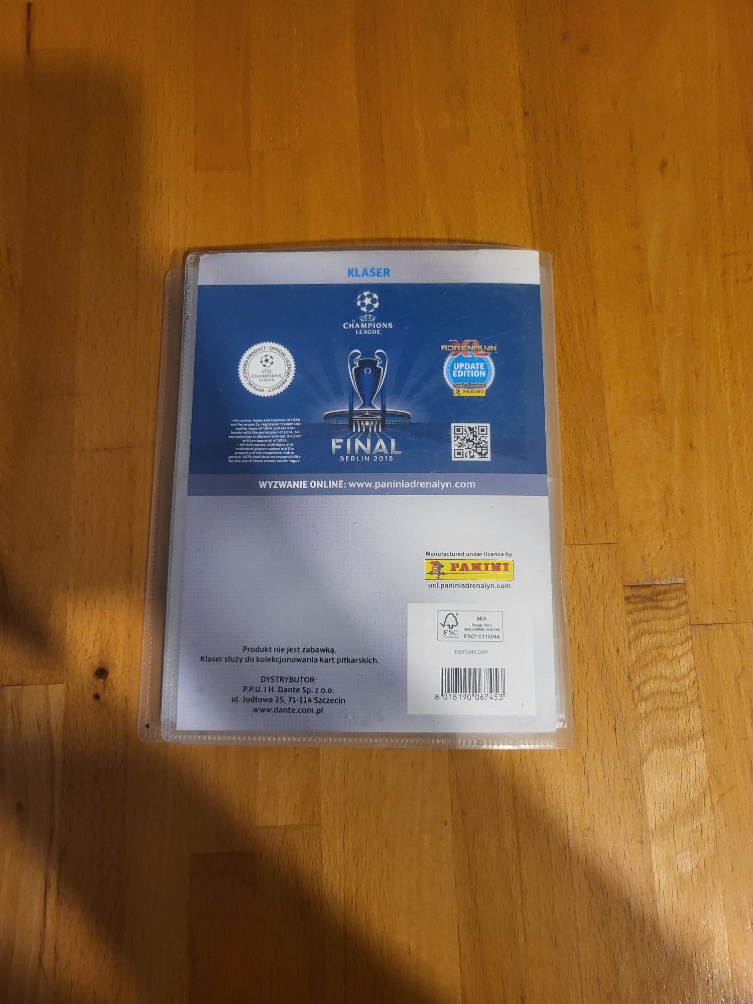 UEFA Champions League 2015 Update Edition / Album kolekcjonerski