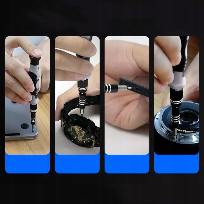 Zestaw Śrubokrętów Precyzyjnych Wkrętak Bity 115w1