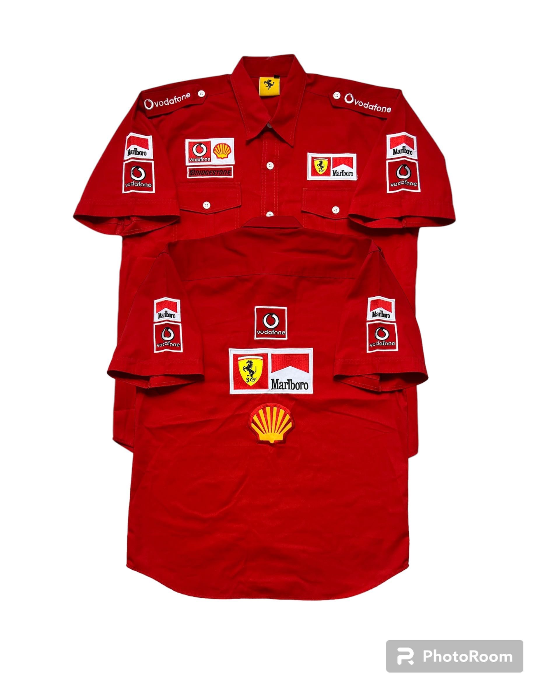 Rare Ferrari x Marlboro vintage 1996s vodafone racing nascar koszula