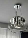 Lampa sufitowa szklana glamour