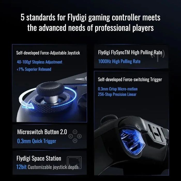 Flydigi Vader 4 Pro‼️НОВІ ЗАПАКОВАНІ‼️Безпровідний Геймпад