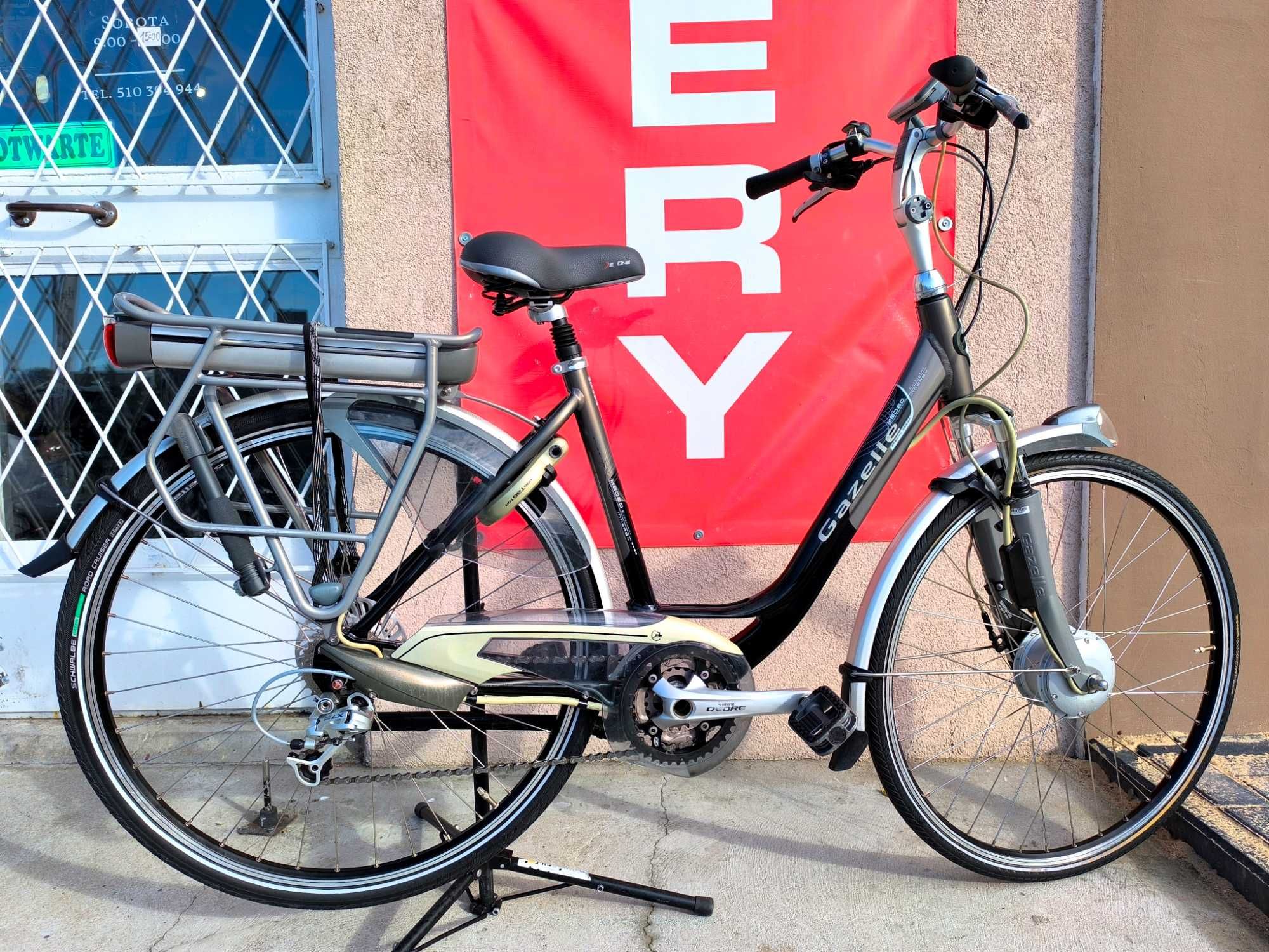 PIĘKNA GAZELLE INNERGY Medeo Excellent Roz 49cm Nexus Shimano DEORE LX