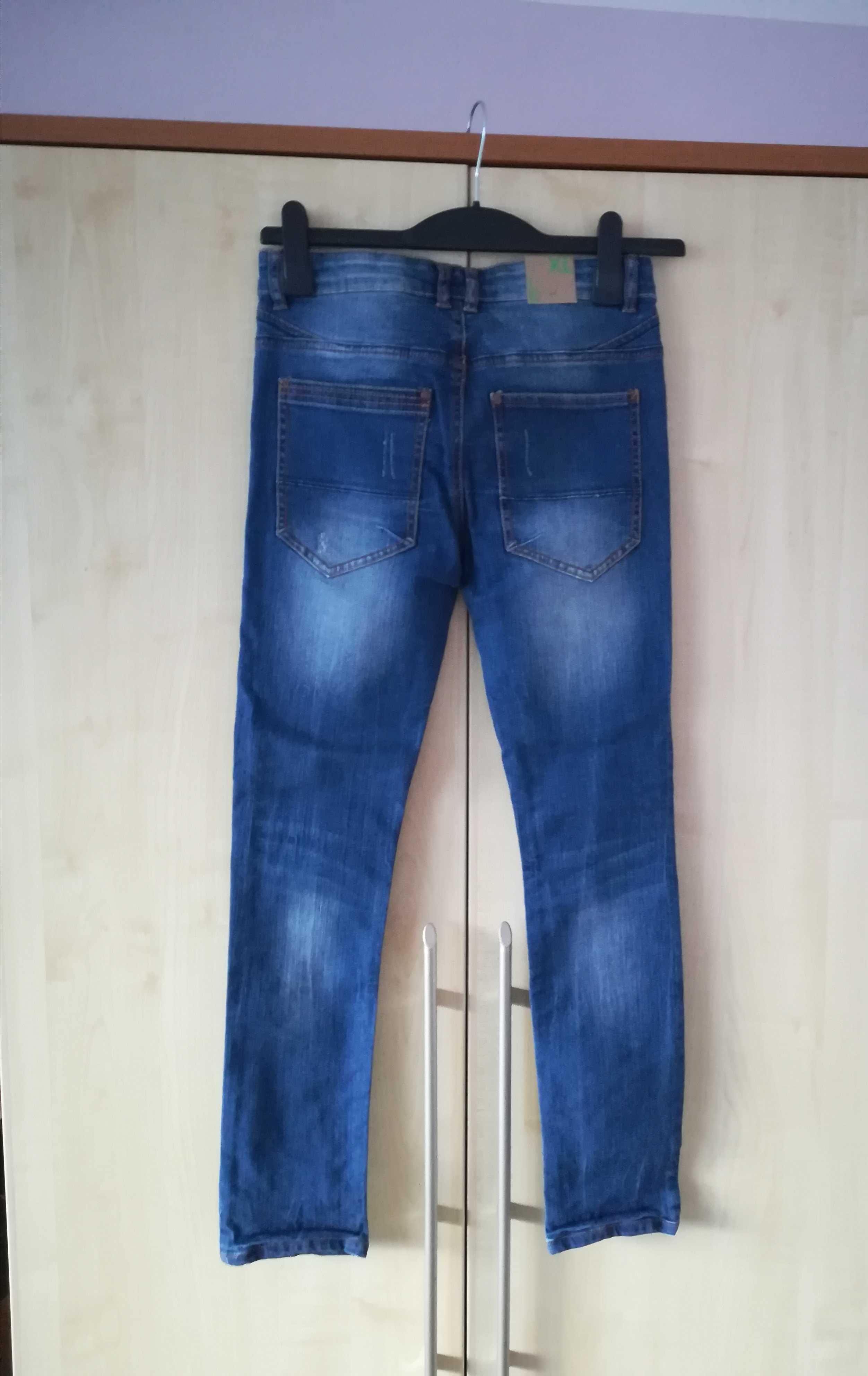 jeansy benetton 10-11 lat nowe
