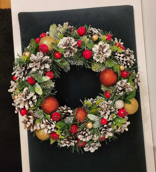 stroik -wianek świąteczny na stół