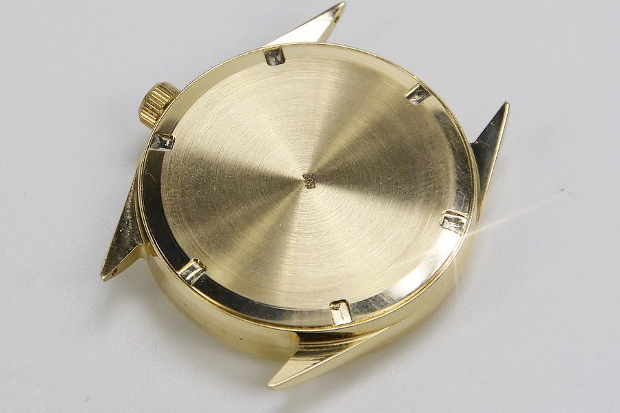Złoty zegarek z bransoletą męski 14k włoski Geneve mw013ydy&mbw006yB