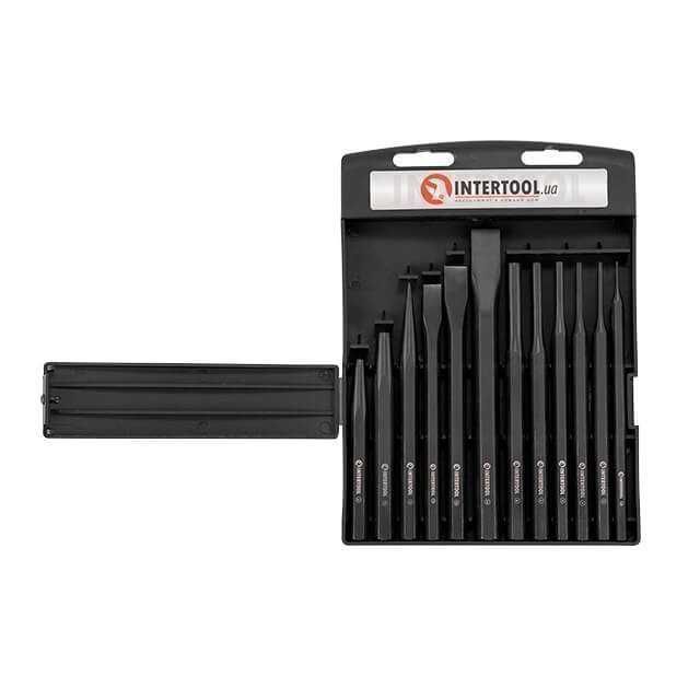 Набор зубил, кернеров и выколоток 12 шт INTERTOOL HT-0289
