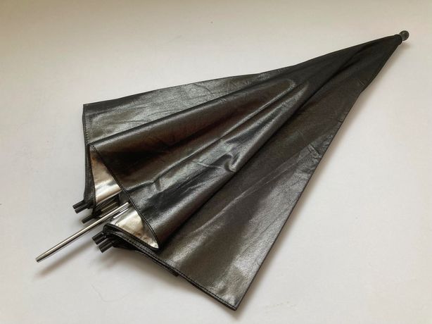 Sombrinha refletora preta/prateada 100 cm