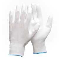 Rękawice Robocze Ochronne Poliuretanowe Białe 36 PAR Rozmiar 8-M