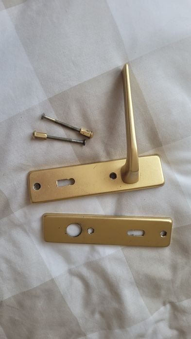 Zestaw klamka z szyldem